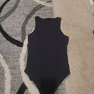 Guess Los Angeles Womens Black Small Sleeveless Bodysuit